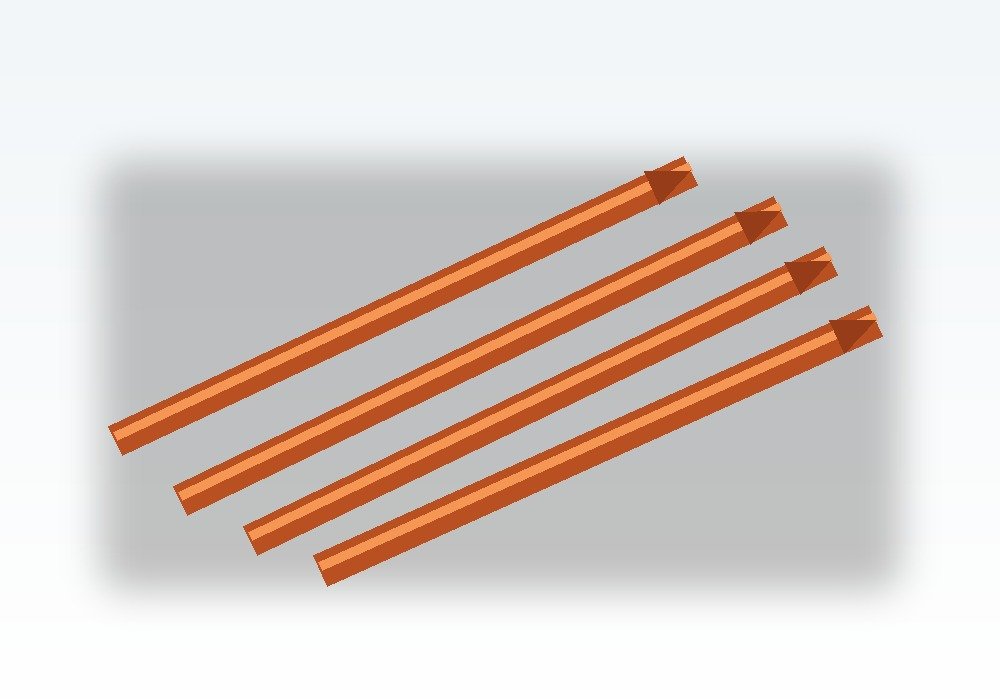 Copper bonded earthing rod